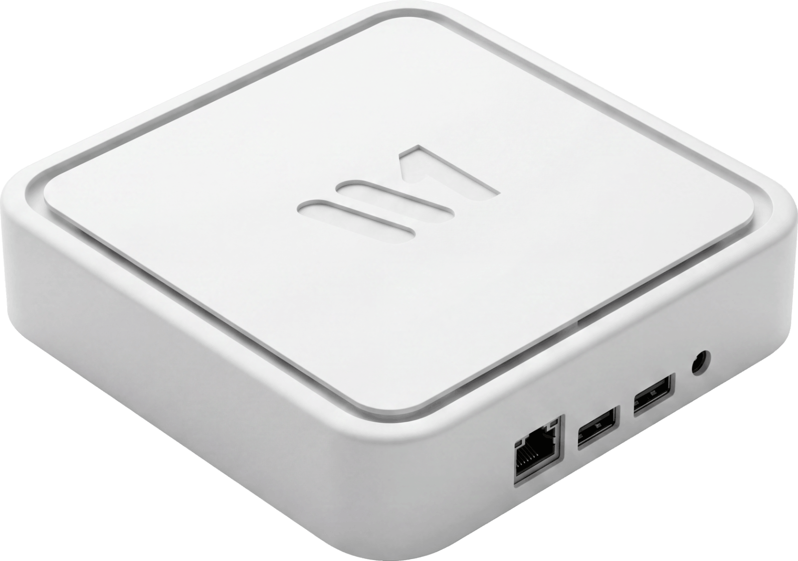 The Welfare One local server, shown at three-quarter angle.